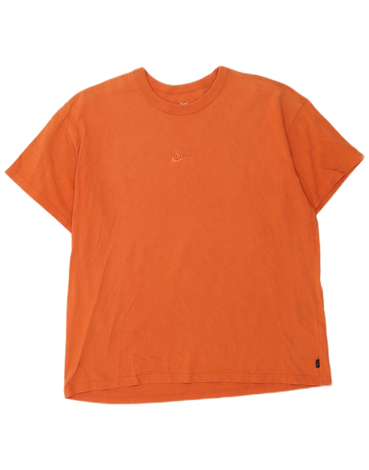 Camiseta masculina Nike Top XL laranja algodão