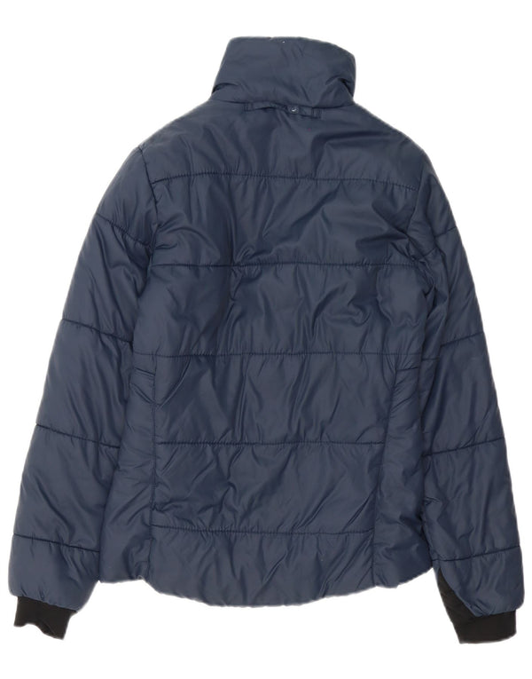 Jaqueta acolchoada feminina Musto UK 8 pequena poliamida azul marinho