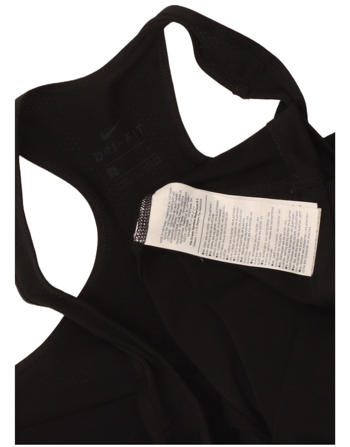 Colete gráfico feminino Nike UK 10 pequeno poliéster preto