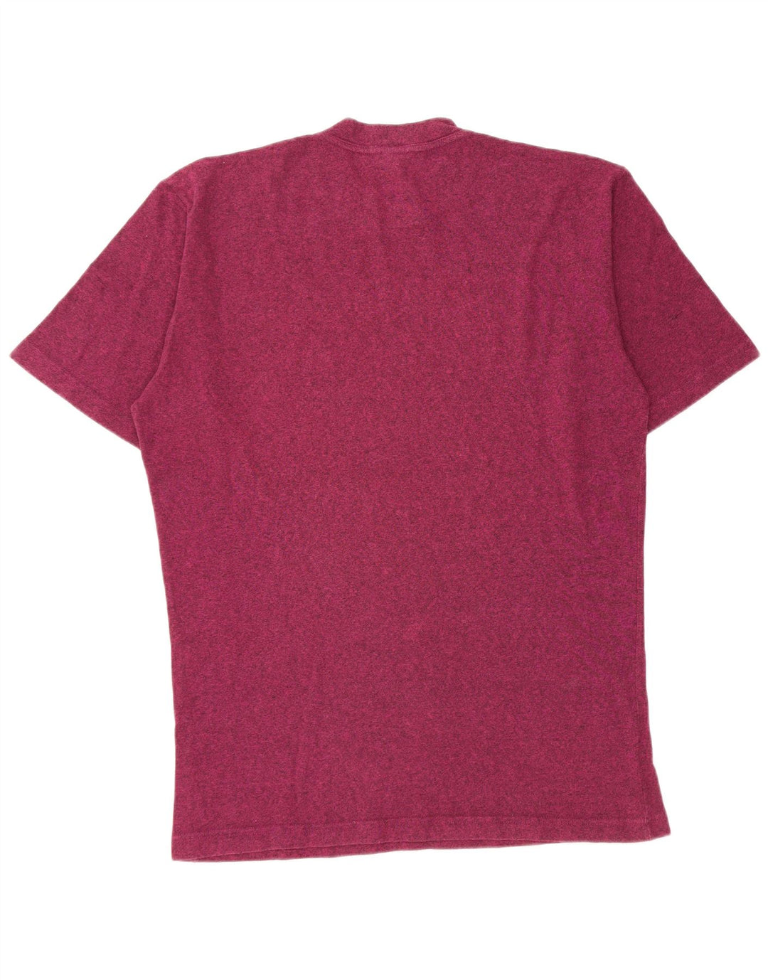 Camiseta masculina Asics Top grande algodão manchado Borgonha