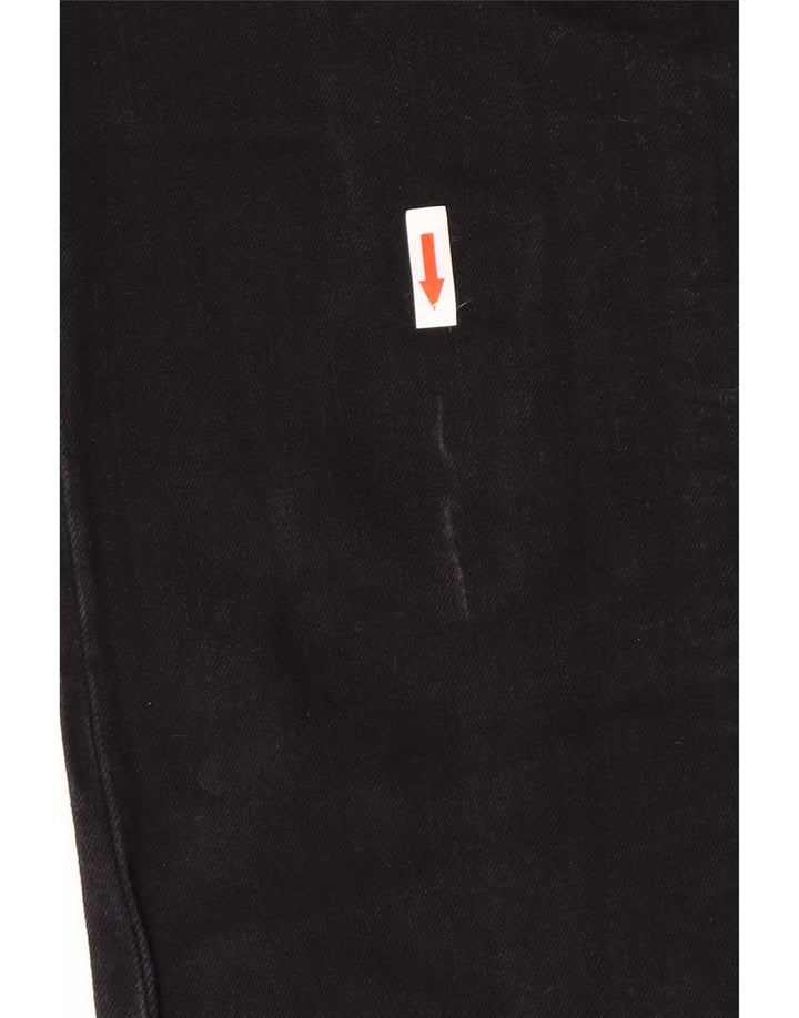 Wrangler feminino Iris Straight Jeans W30 L30 algodão preto