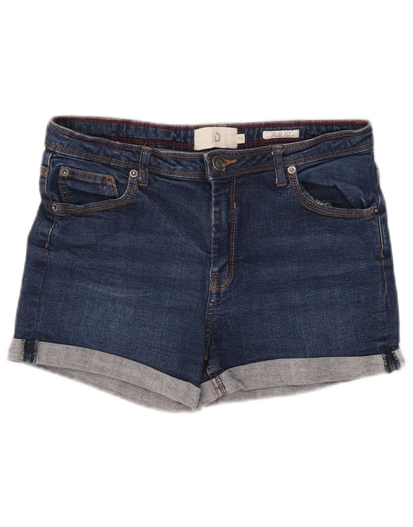 Shorts jeans feminino slim fit da Dack IT 44 médio W28 algodão azul