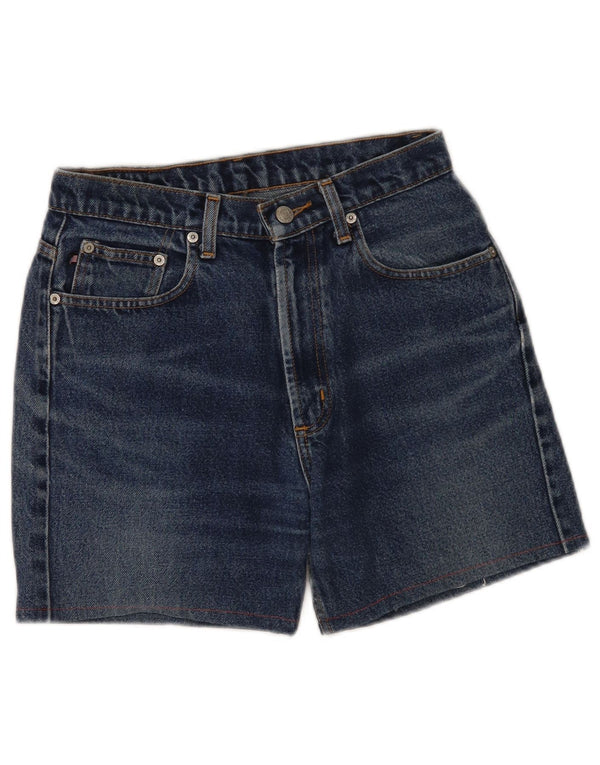 Polo Ralph Lauren Shorts jeans feminino US 8 médio W28 algodão azul marinho