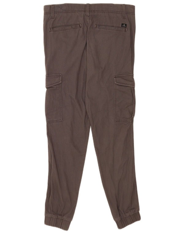 Calça cargo masculina Jack & Jones Joggers W30 L32 algodão cinza