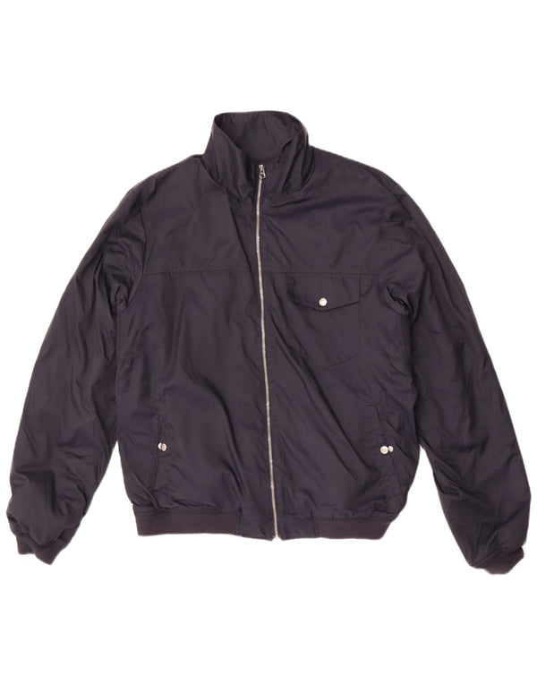 Jaqueta bomber masculina Gap UK 38 nylon azul marinho médio
