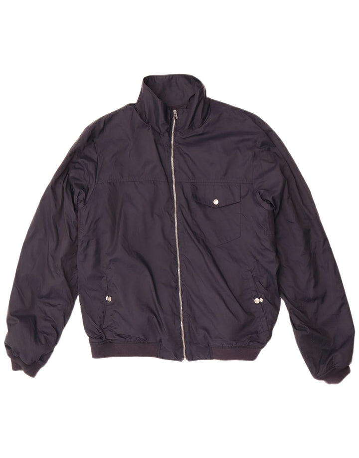 Jaqueta bomber masculina Gap UK 38 nylon azul marinho médio