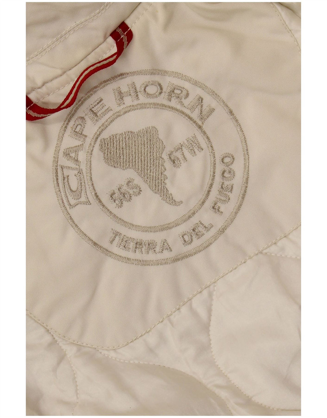 Jaqueta corta-vento feminina CAPE HORN com capuz Reino Unido 14 Médio Off White