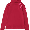 NIKE Womens Dri Fit Roll Neck Moletom Jumper Reino Unido 8 Pequeno Rosa Poliéster