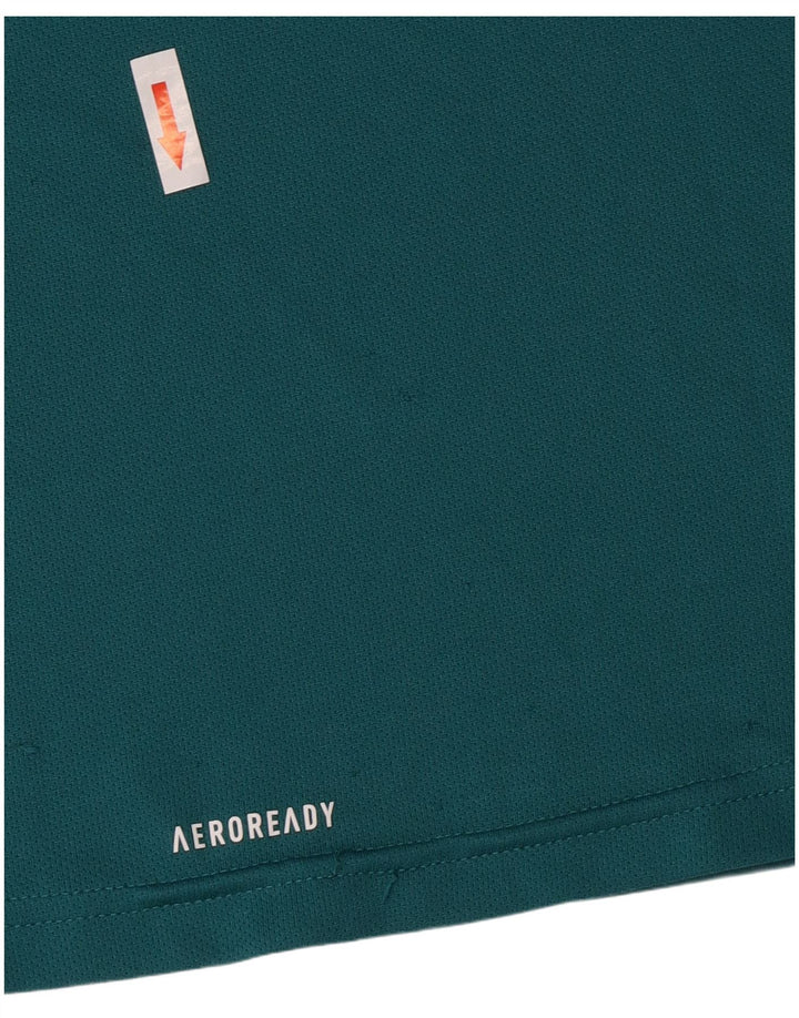 Camiseta Adidas Menino Graphic 15-16 Anos Verde Poliéster