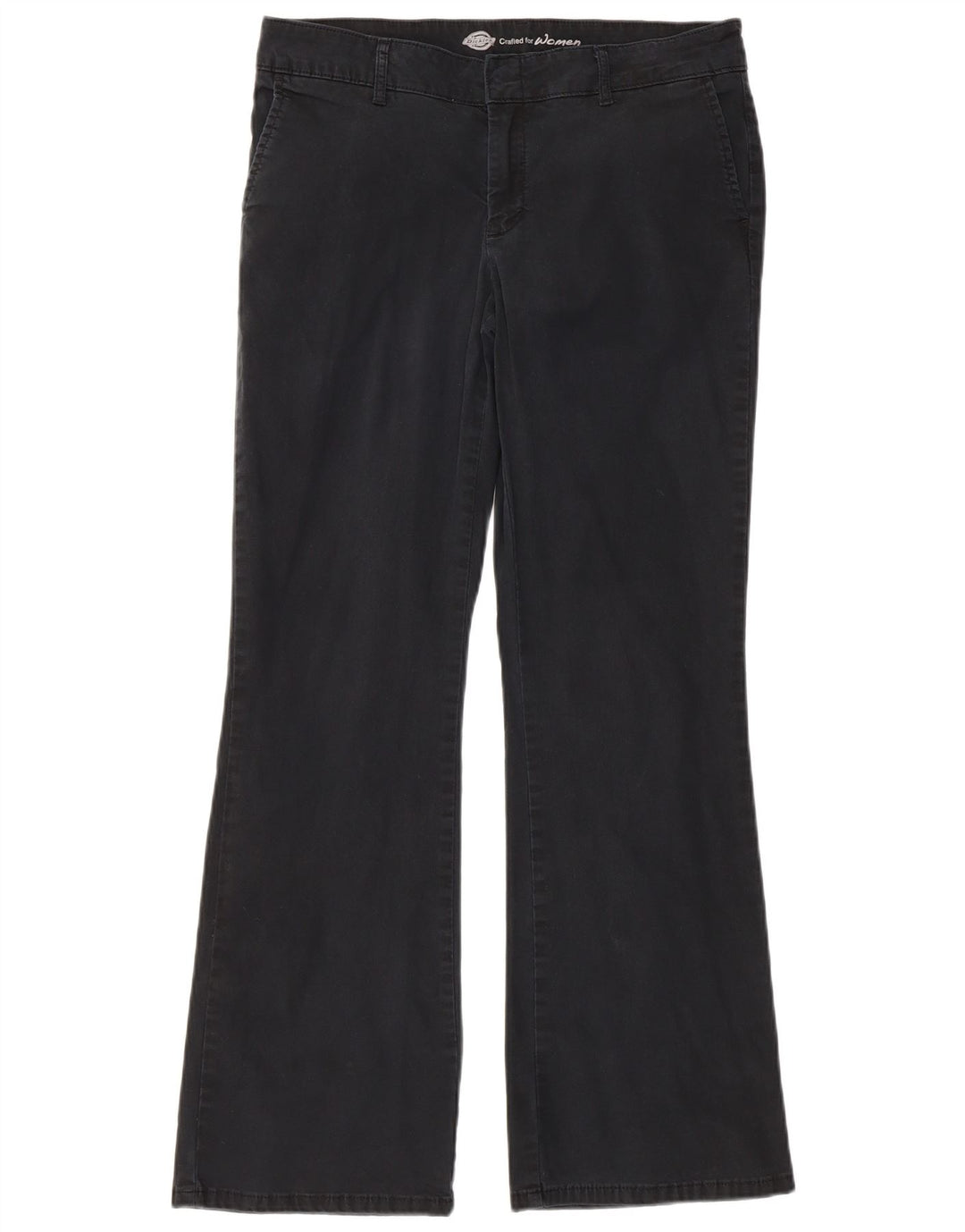 Calça feminina Dickies Bootcut slim casual W32 L30 algodão preto