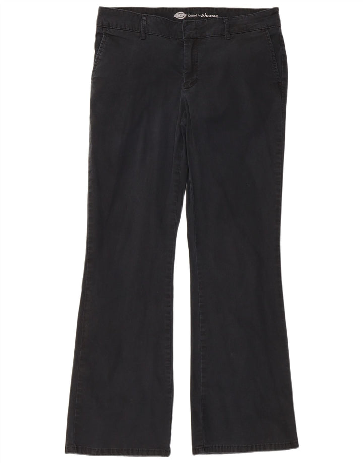 Calça feminina Dickies Bootcut slim casual W32 L30 algodão preto
