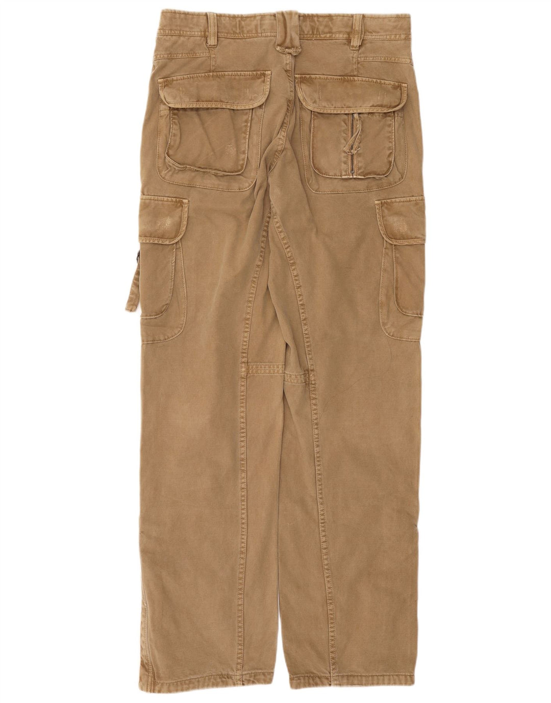 Calça cargo reta masculina Blustaff IT 52 XL W38 L34 algodão bege