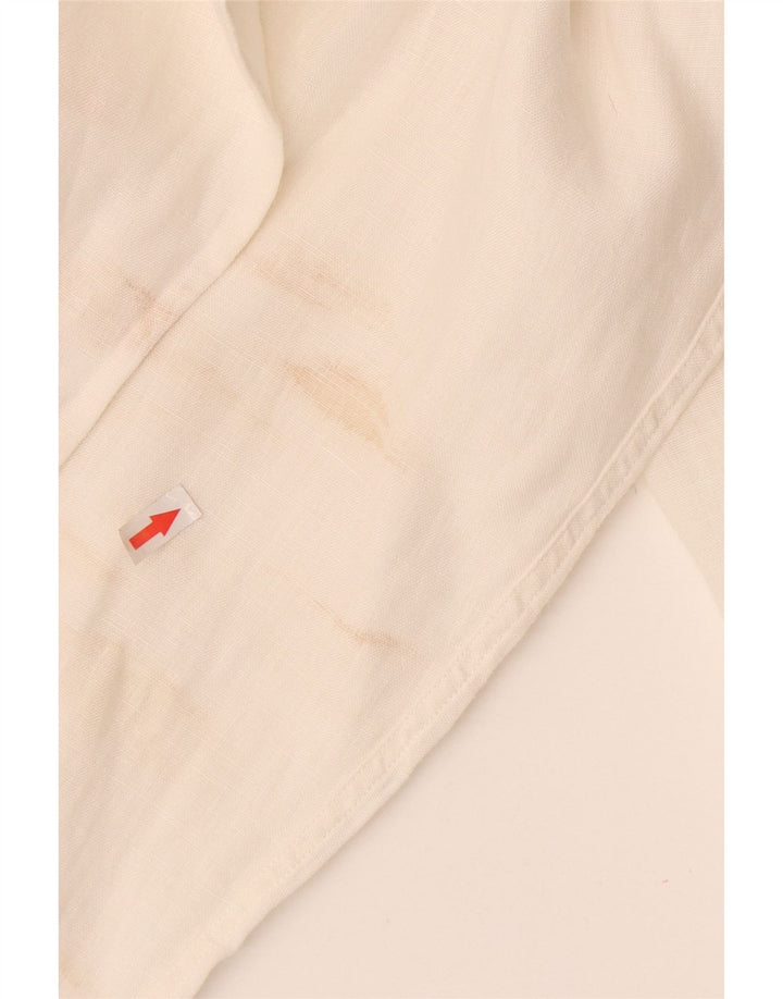 Camisa masculina Roccobarocco grande branca