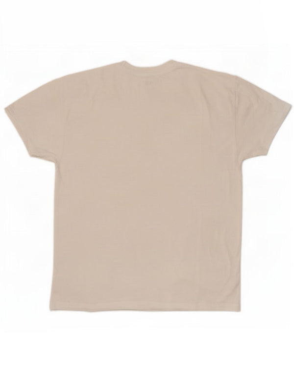 Abercrombie & Fitch Mens Relaxed T-Shirt Top Medium White Cotton