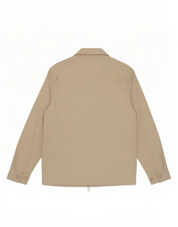 Jaqueta bomber masculina Zara UK 36 algodão bege pequeno