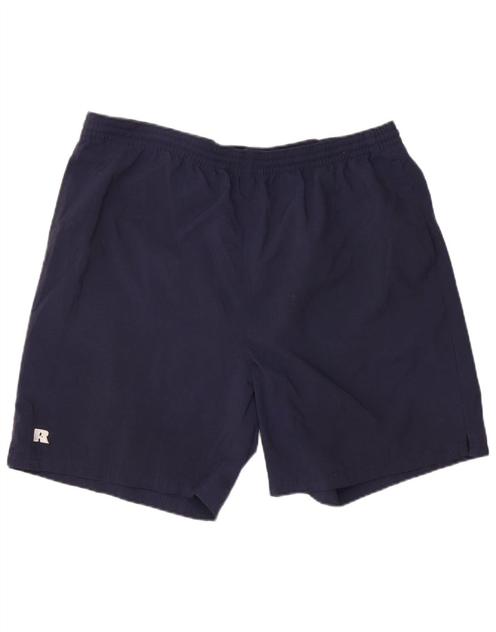 Shorts de natação masculino RUSSELL ATLÉTICO grande poliéster azul marinho