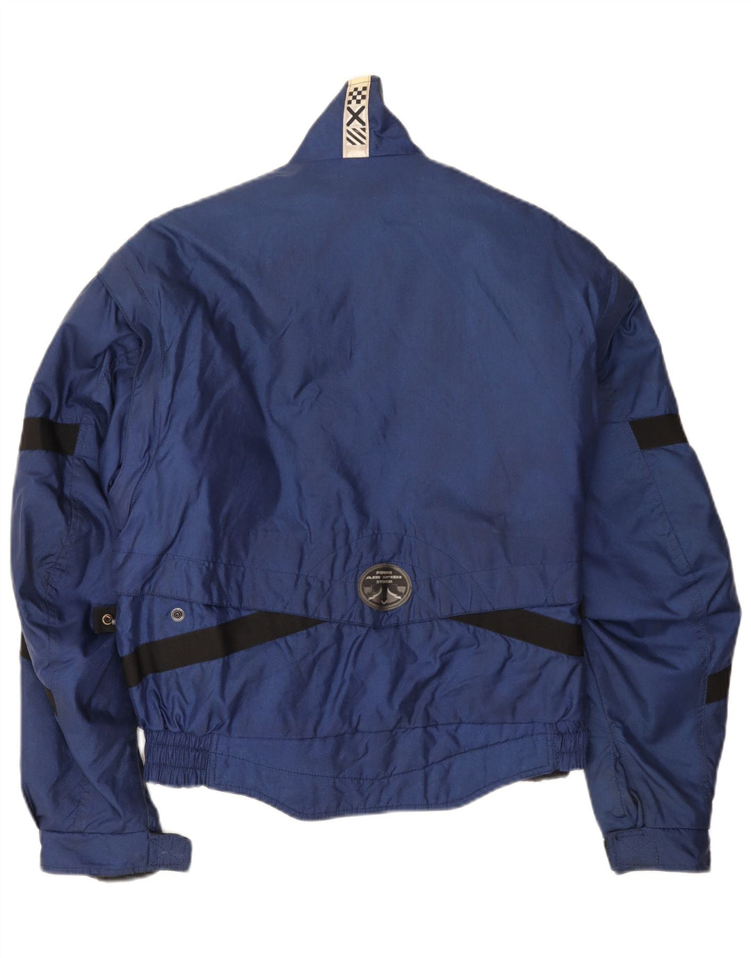 Jaqueta masculina Spidi Racer UK 38 poliéster colorblock azul marinho médio