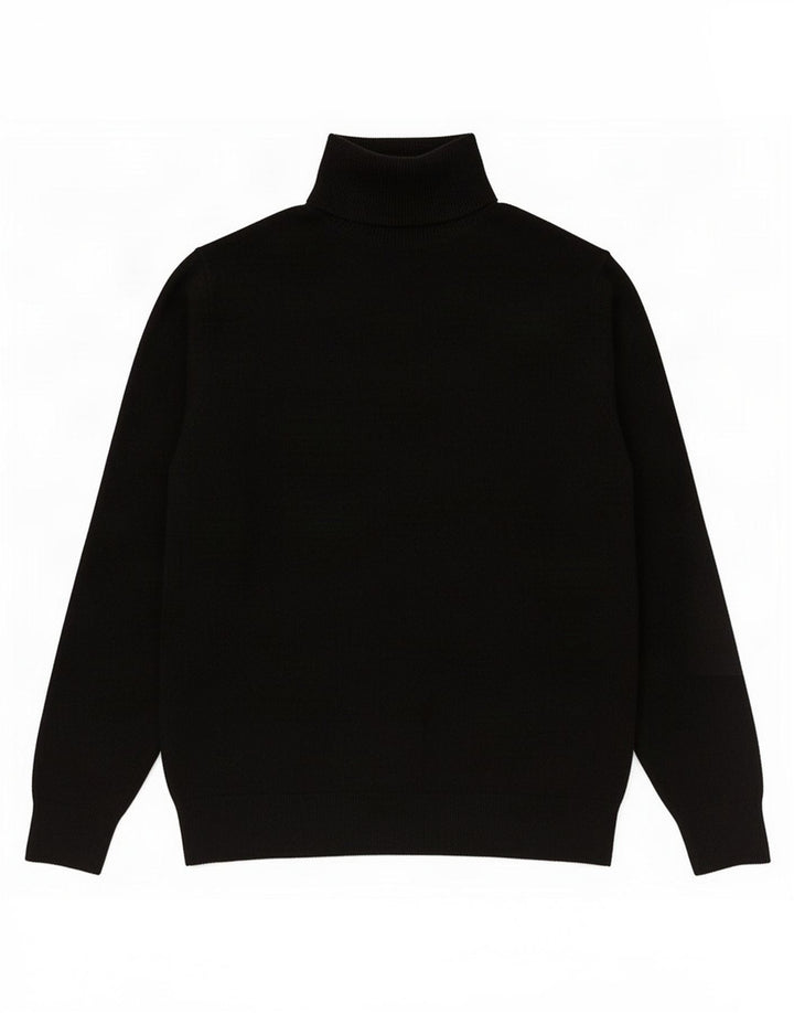 Suéter feminino Marks & Spencer com gola redonda Reino Unido 14 médio preto