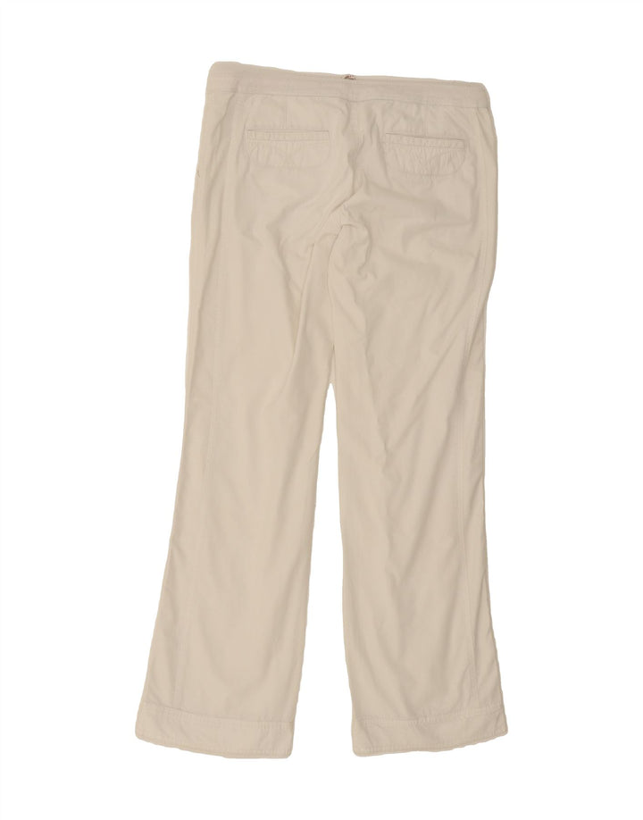 TOMMY HILFIGER Womens Straight Chino Trousers W34 L32  White Cotton Vintage Tommy Hilfiger and Second-Hand Tommy Hilfiger from Messina Hembry 