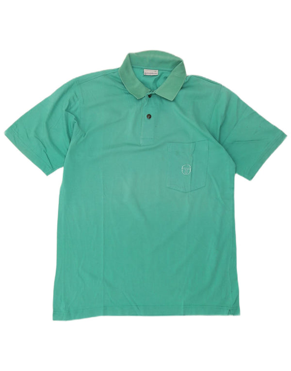 Camisa polo masculina Sergio Tacchini algodão verde médio