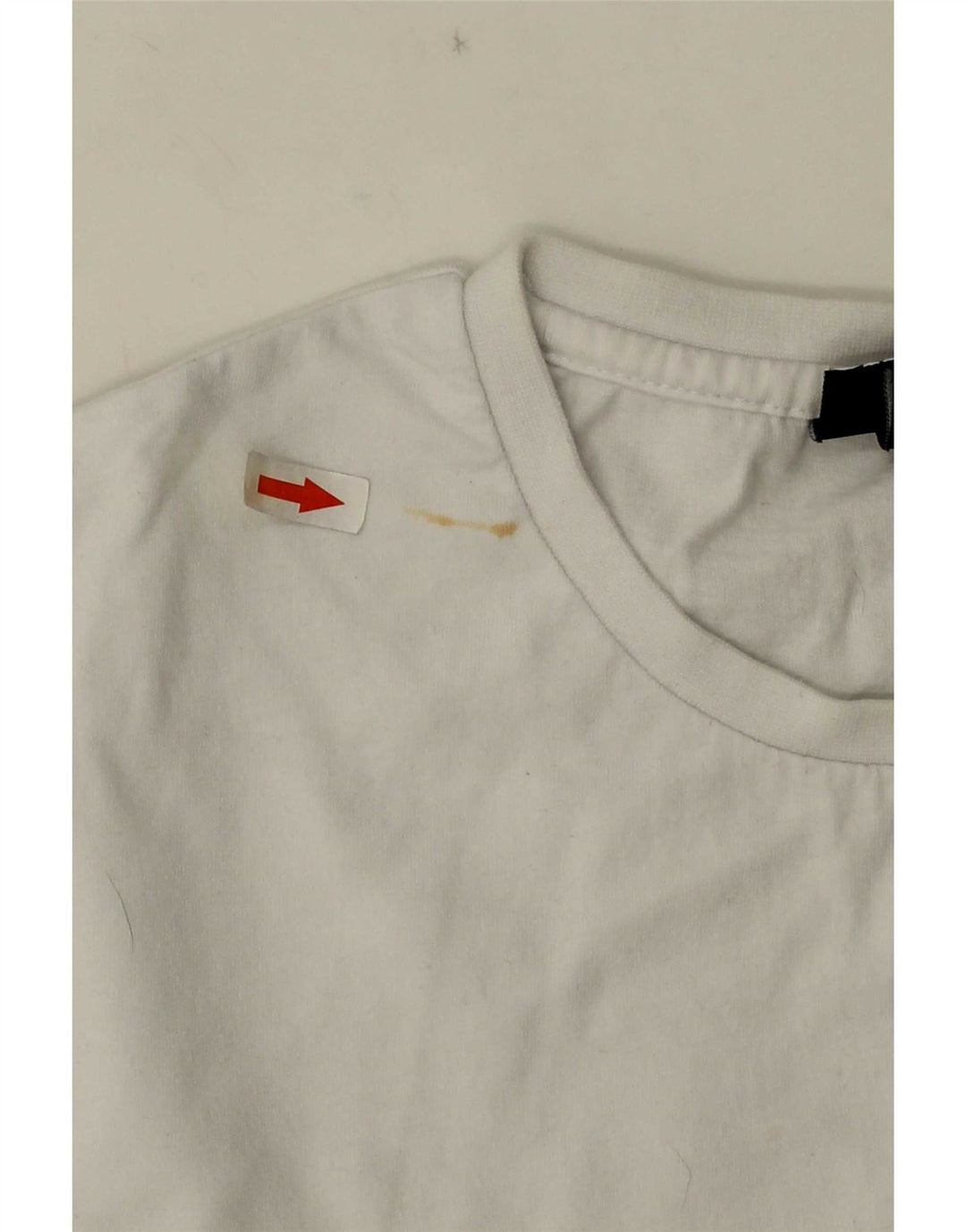 Camiseta masculina Ellesse Top grande de algodão branco