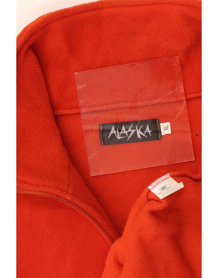Jaqueta de lã masculina Alaska UK 42 XL poliéster laranja