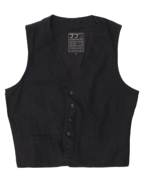 Colete masculino C&A XL preto algodão
