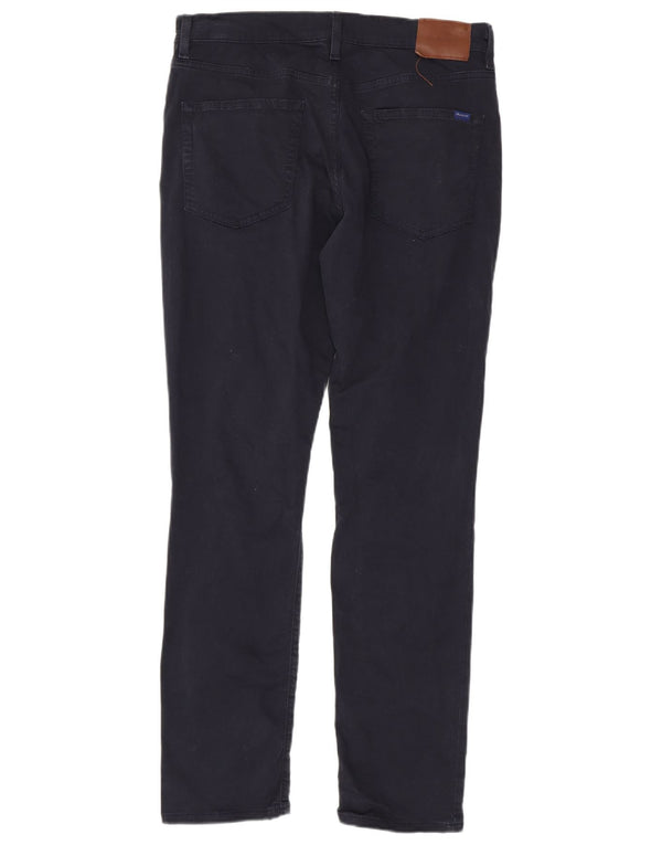Gant Calça masculina slim casual W34 L32 algodão azul marinho