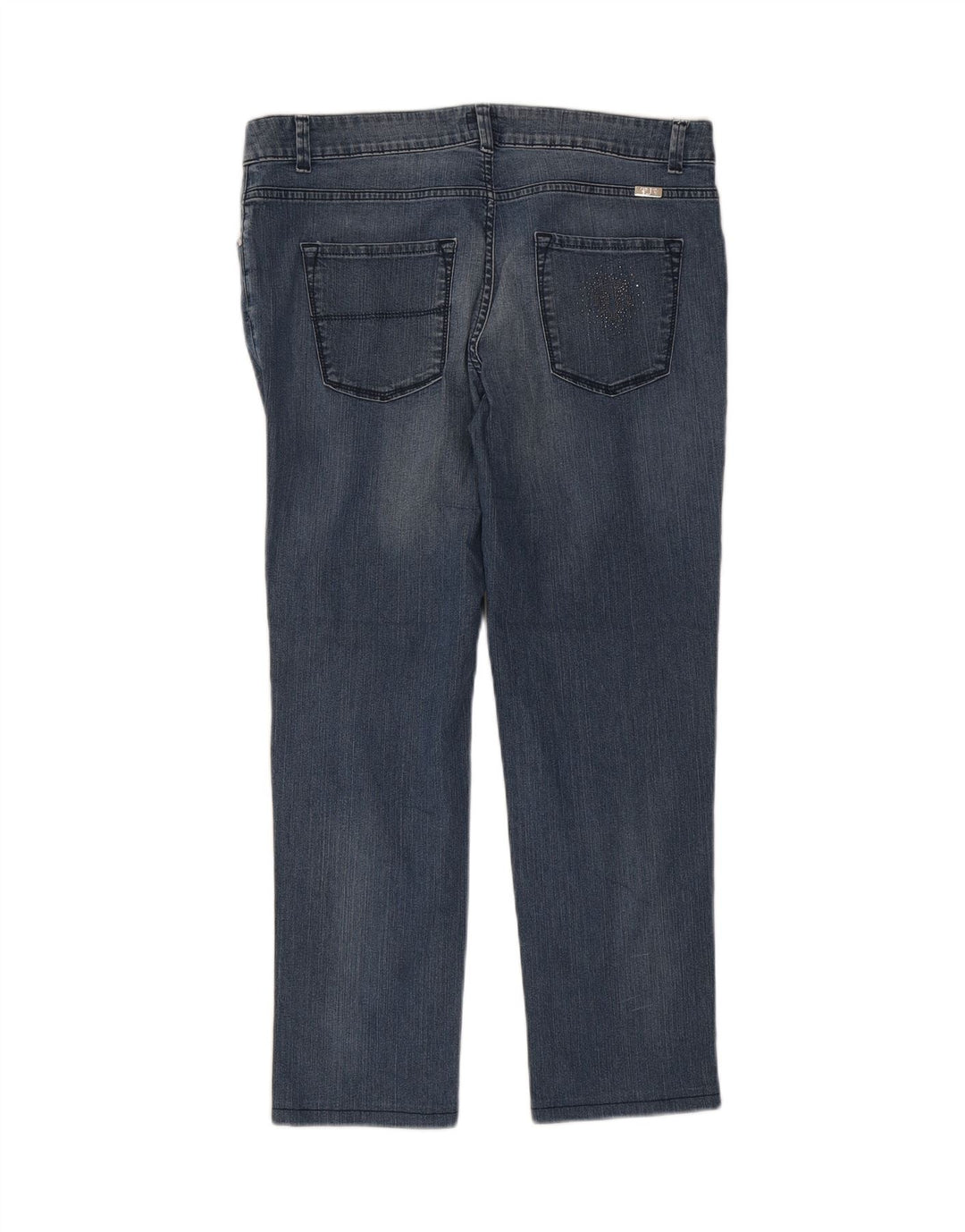 Jeans slim feminino TRUSSARDI W33 L27 algodão azul