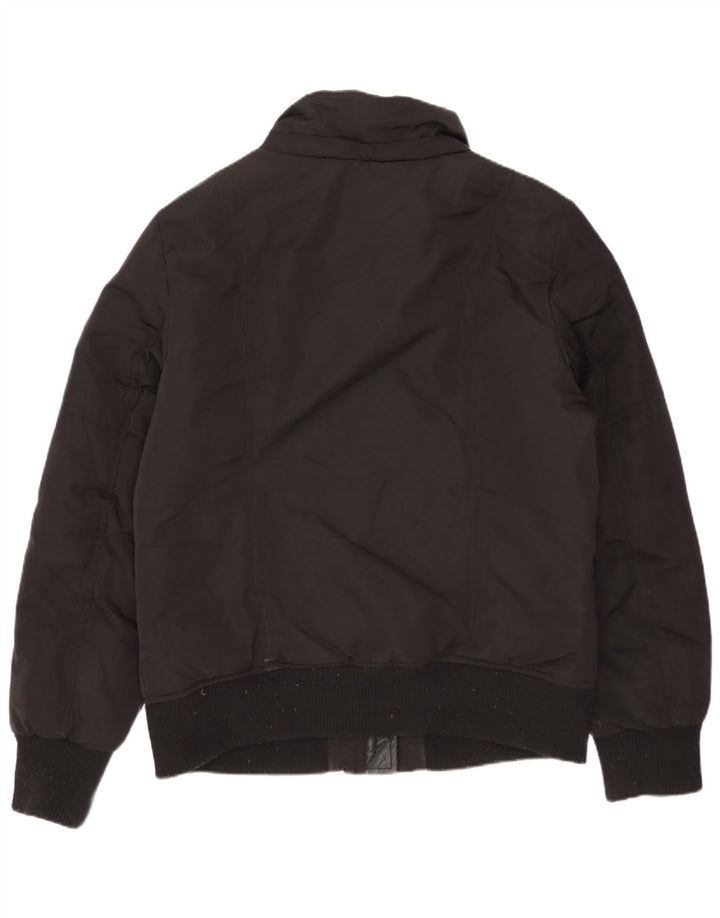 Jaqueta bomber feminina Dkny UK 14 poliéster preto médio