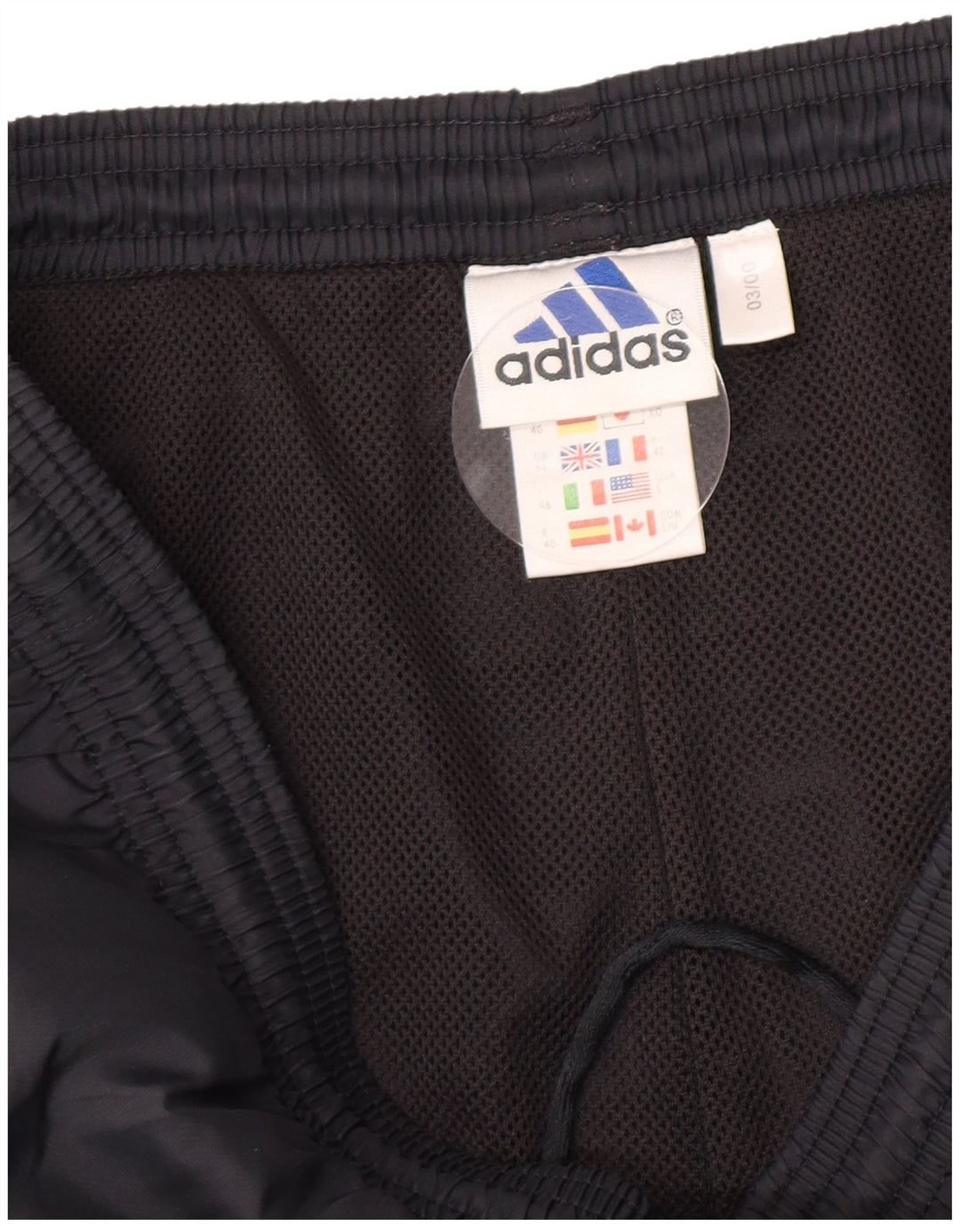 Calça de treino feminina Adidas Joggers UK 14 grande poliéster preto