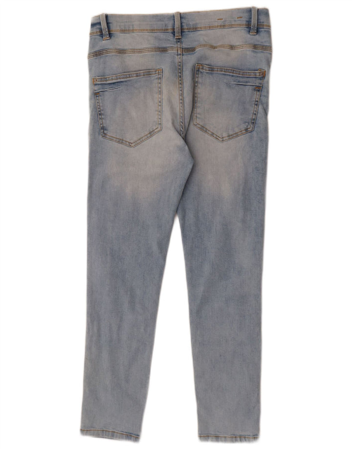 Zara Mens Slim Jeans EU 40 Médio W31 L26 Azul Algodão