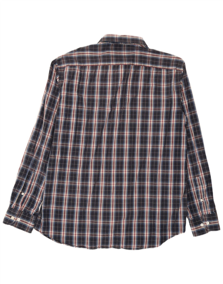 Camisa masculina Carrera 2XL xadrez azul marinho