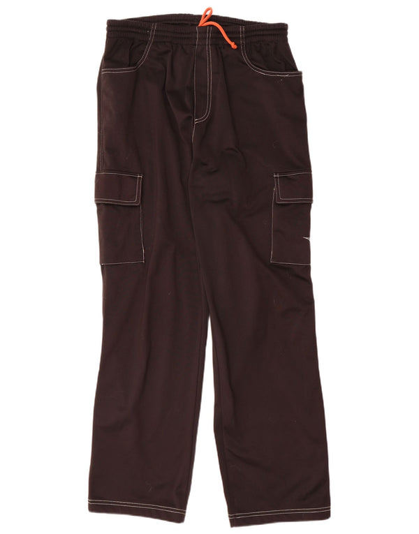 Calça de treino masculina Diadora Cargo UK 40 poliéster preto médio