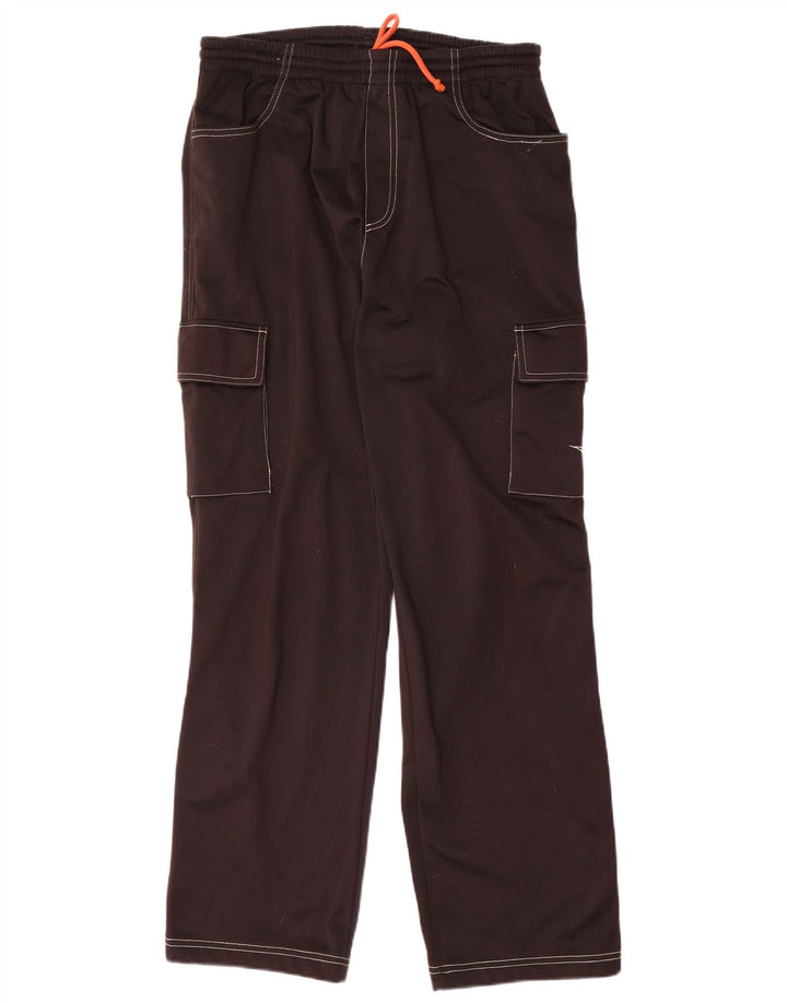 Calça de treino masculina Diadora Cargo UK 40 poliéster preto médio
