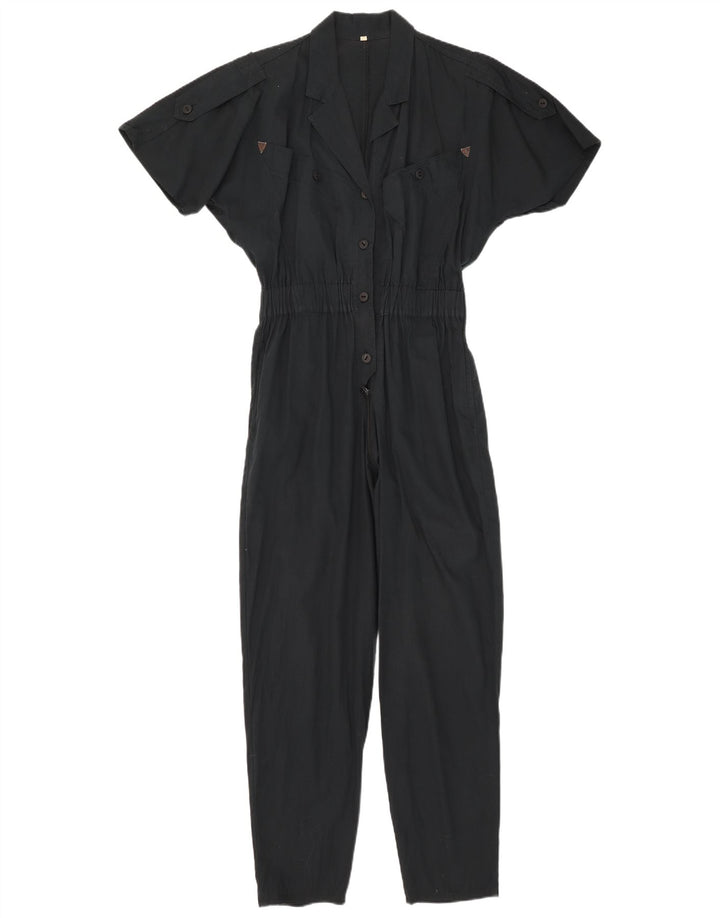 Macacão feminino vintage IT 42 algodão azul marinho médio