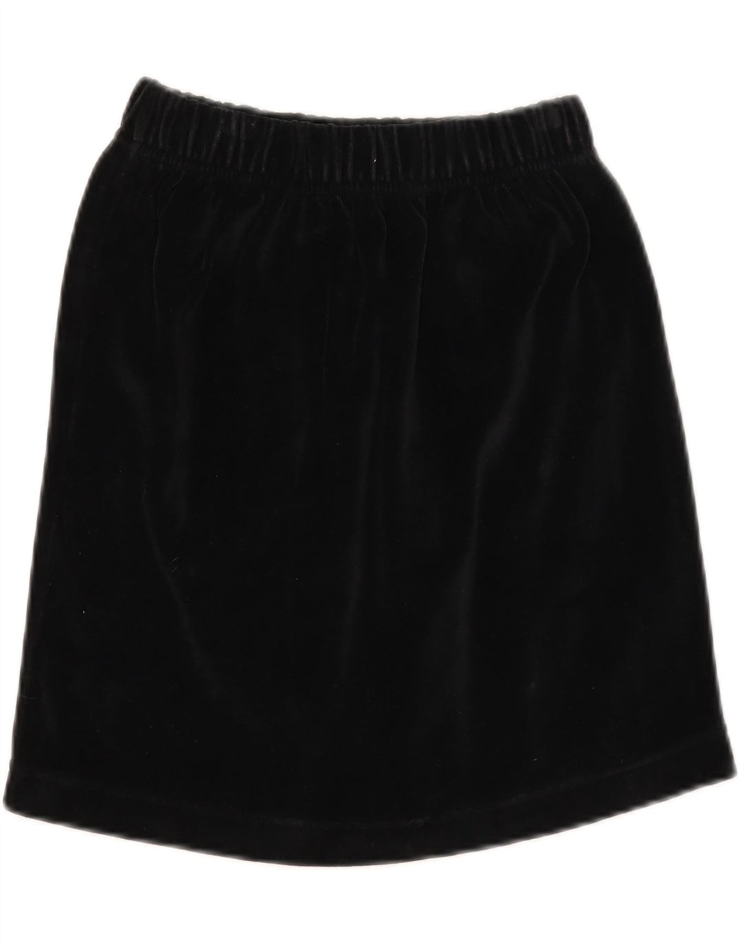 Minissaia feminina de veludo Kenny W30 algodão preto médio
