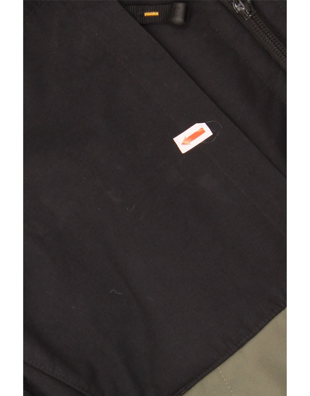 Jaqueta corta-vento masculina JACK WOLFSKIN UK 36/38 médio cáqui colorblock