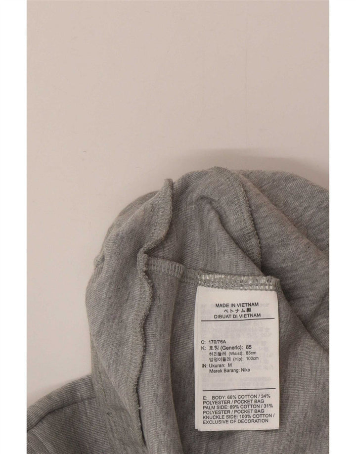 Calça de treino masculina Nike joggers cinza médio algodão