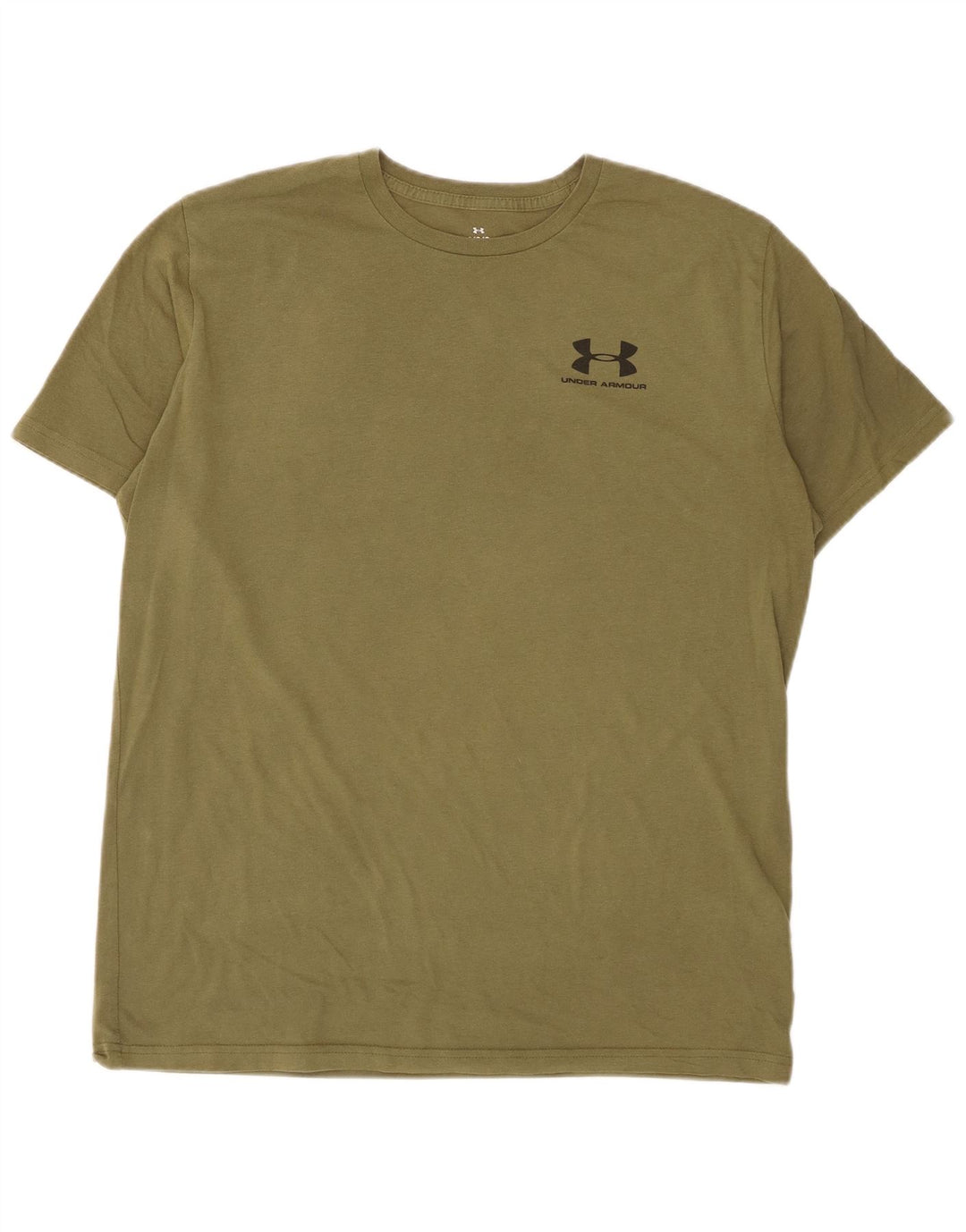 Camiseta masculina Under Armour grande algodão cáqui