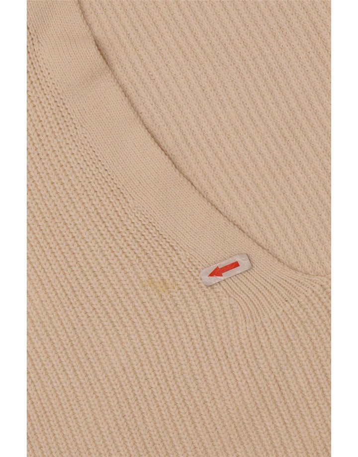 Regata masculina Marks & Spencer com colete médio de algodão bege