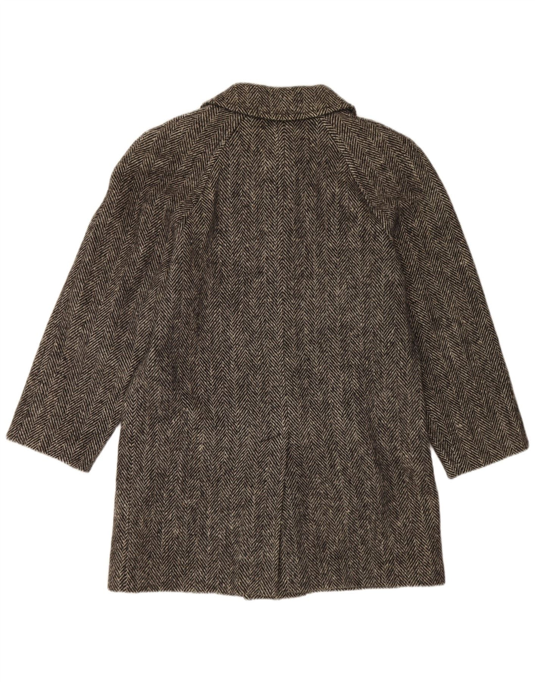 Sobretudo masculino BLUE DEVIL UK 38 lã espinha de peixe cinza médio