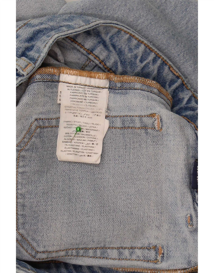 Jeans retos femininos Gant W27 L27 algodão azul