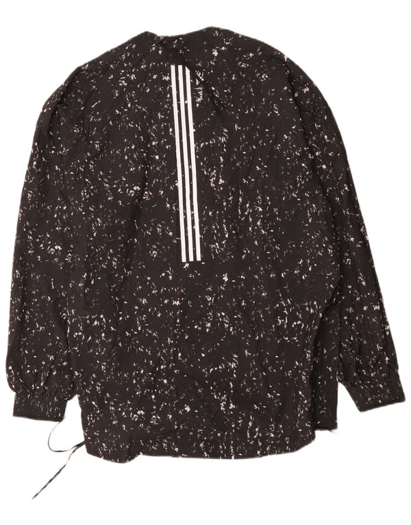 Adidas Mulheres Aeroready Pullover Treino Top Reino Unido 12/14 Médio Preto