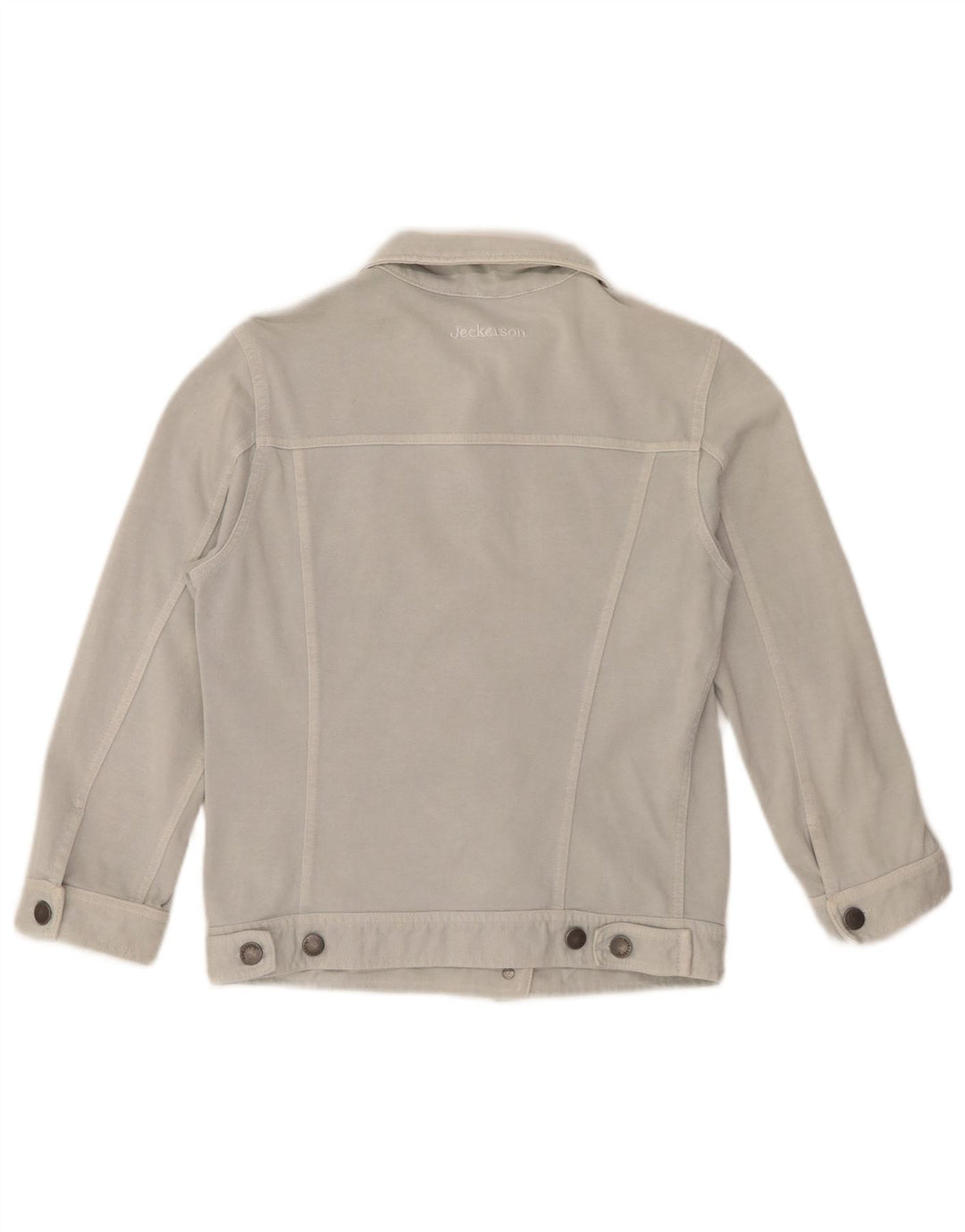 Jaqueta bomber feminina Jeckerson UK 10 algodão azul pequeno
