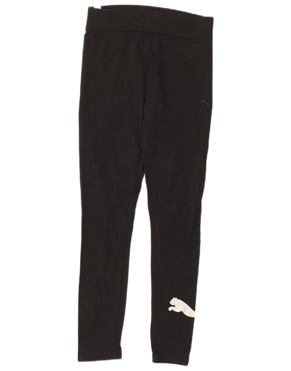 Leggings Puma Feminino UK 12 Médio Algodão Preto