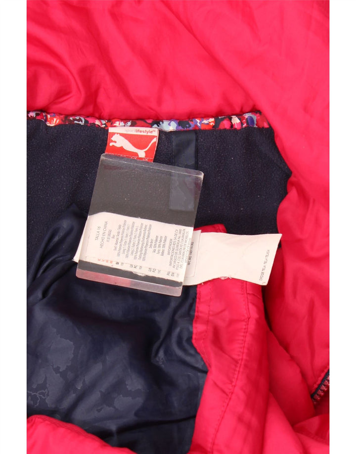 Jaqueta Puma Menina Acolchoada 15-16 Anos Poliéster Rosa