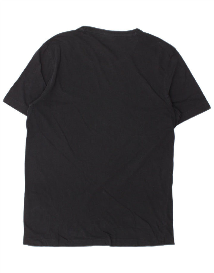 Camiseta masculina Hugo Boss Regular Fit Top Médio Preto