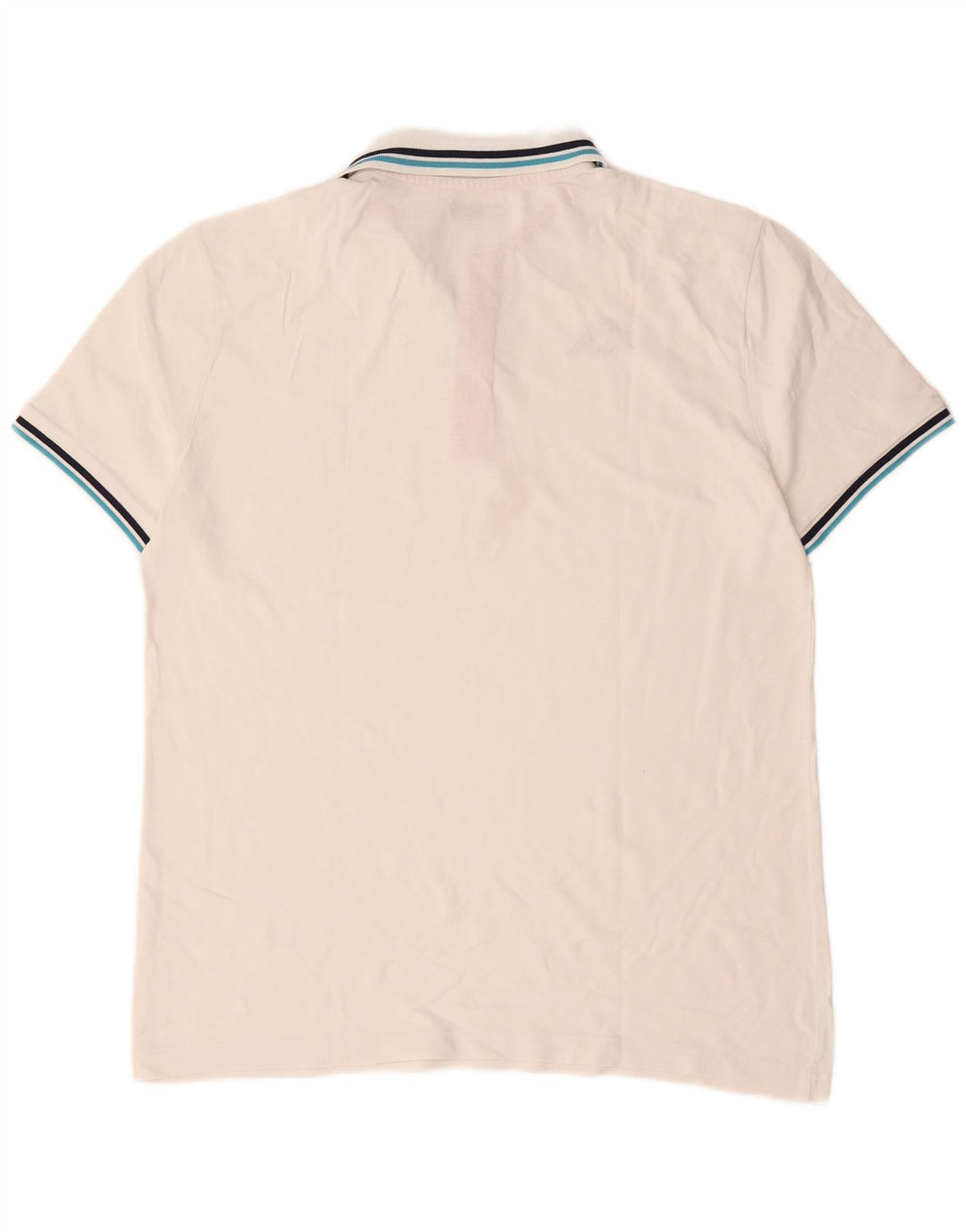 Camisa polo masculina Kappa grande algodão branco