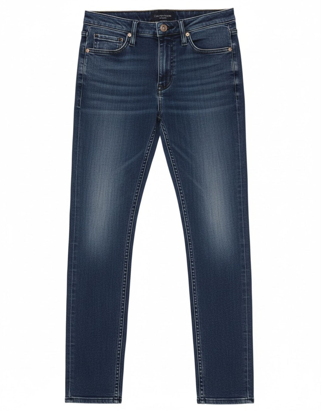 Calça jeans skinny feminina Calvin Klein W28 L32 azul